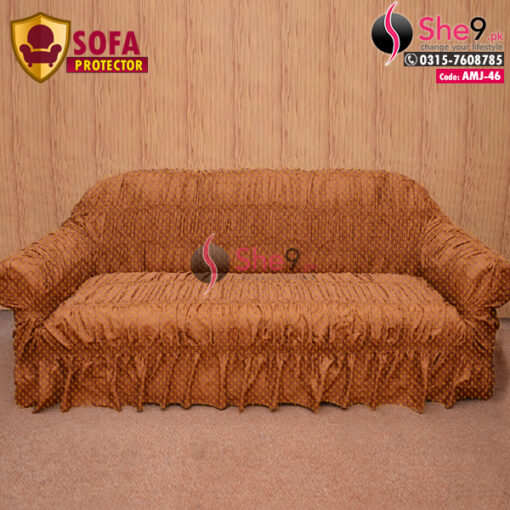 AMJ-46: Sofa Covers - Self Printed Jacquard Fabric