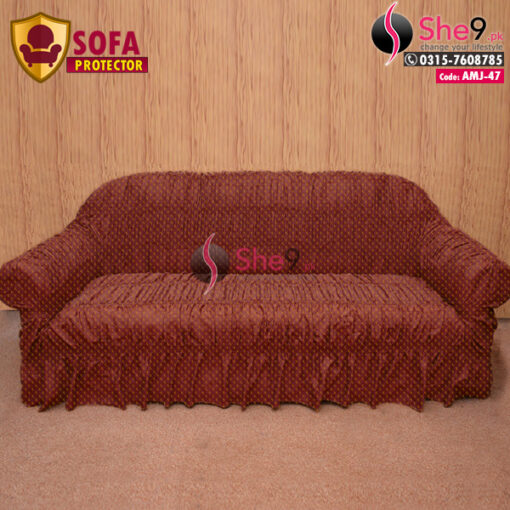 AMJ-47: Sofa Covers - Self Printed Jacquard Fabric