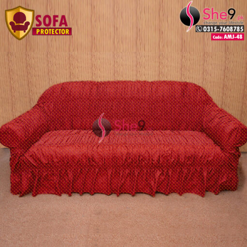 AMJ-48: Sofa Covers - Self Printed Jacquard Fabric