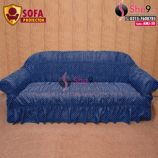 AMJ-50: Sofa Covers - Self Printed Jacquard Fabric