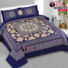 Blue Classic Floral Bedsheet