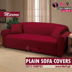 Sofa-Covers maroon Color